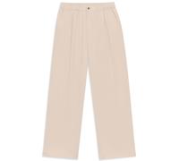 Bundfaltenhose BUGATTI "Loose Fit", Herren, Gr. 32, Länge 32, 20, ecru, 89% Baumwolle, 10% Leinen, 1% Elasthan, unifarben, loose fit, Hosen, natural linen mix (46451544-32) 20, ecru