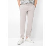 Eurex by Brax Herren Bundfaltenhose Style LUIS SILVER KITT, hellgrau, Gr. 26