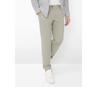 Bundfaltenhose EUREX BY BRAX "Style LUIS", Herren, Gr. 27U, Unterbauchgrößen, khaki, Web, 61% Baumwolle, 36% Lyocell, 3% Elasthan, Hosen (24148450-27) khaki