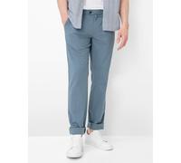 Bundfaltenhose EUREX BY BRAX "Style LUIS", Herren, Gr. 27U, Unterbauchgrößen, blau, Web, 61% Baumwolle, 36% Lyocell, 3% Elasthan, Hosen (75119654-27) blau