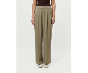 Bundfaltenhose LEGER "Kora, LeGer by Lena Gercke", Damen, Gr. 36, N-Gr, khaki, Web, Obermaterial: 100% Polyester, regular fit lang, Hosen, Regular fit (99927535-36) khaki