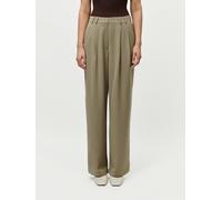 Bundfaltenhose LEGER "Kora, LeGer by Lena Gercke", Damen, Gr. 38, N-Gr, khaki, Web, Obermaterial: 100% Polyester, regular fit lang, Hosen, Regular fit (99927535-38) khaki