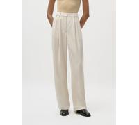 Bundfaltenhose LEGER "Kora, LeGer by Lena Gercke", Damen, Gr. 44, N-Gr, sanftes weiß, Web, Obermaterial: 100% Polyester, regular fit lang, Hosen, Regular fit (13066126-44) sanftes weiß