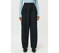 Bundfaltenhose LEGER "Shanice, LeGer by Lena Gercke", Damen, Gr. 34, N-Gr, schwarz, Web, Obermaterial: 93% Polyester, 7% Elasthan, unifarben, regular fit lang, Hosen, Regular fit (44407351-34) schwarz