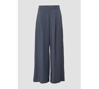 Bundfaltenhose mit weitem Bein | QS x Vanessa Mai 42/30 grau 2173765.9825.42_30