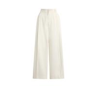 Bundfaltenhose Myrtle aus Seidenpopeline 38 Cream
