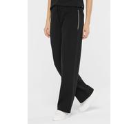 Bundfaltenhose SENSES.THE LABEL, Damen, Gr. 3XL, Normalgrößen, schwarz, Web, Material: 64% Viskose, 32% Polyamid, 4% Elasthan, unifarben, relaxed fit lang, Hosen, mit Elastikbund (73536825-XXXL) schwa