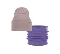 Bundle BUFF® of Street Knitted Hut Lilon Rosewood und Knitted Neckwarmer Lilon Metaverse Einzelgröße Erwachsene