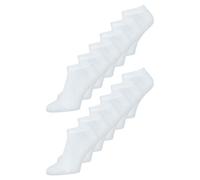 MELAWEAR Bundle Sneaker Socken 12er Pack, Farbe:12 x weiß, Größe:43-46