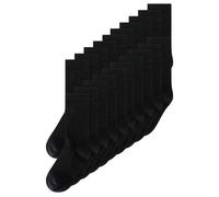 Bundle Socken Mehrfach Pack | von MELA | Fairtrade & GOTS zertifiziert SCHWARZ 35-38