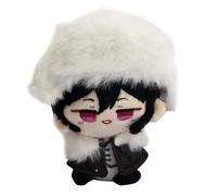 Bungo Stray Dogs Anime Plüsch-Schlüsselanhänger, Dazai, Osamu, Nakahara, Chuuya, 12 cm, Cartoon-Anhänger, niedlicher Schlüsselanhänger für Rucksack, Sammlerstück, Geschenke