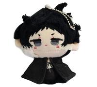 Bungo Stray Dogs Anime Plüsch-Schlüsselanhänger, Dazai, Osamu, Nakahara, Chuuya, 12 cm, Cartoon-Anhänger, niedlicher Schlüsselanhänger für Rucksack, Sammlerstück, Geschenke