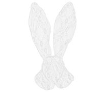 Bunny Ear Stirnband Frauen Kostüm Accessoire Soft komfortable dauerhafte Party Cosplay täglich Leben (Weiß)
