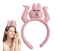 Bunny Ear Stirnband | Plüsch -Make -up -Haarband weiche und süße Kopfbedeckungen für Dusche, Spa, Yoga, Gesichtswaschen, Cosplay, Kostümpartys, Versammlungen, Foto -Requisiten.