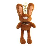 Bunny Plüsch- -Schlüsselanhänger - Ziehen Sie den Charme der Interaktion der Ohren - Kaninchen Plüschtier Weiches Plüschtier Plüschtier Türschlüssel Niedliche Dekoration Taschenhänger, 1, Se