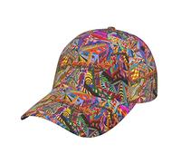 Bunte Baseballmütze Dad Hat Trucker Hat Damen Herren Snapback Verstellbarer Modischer Trendiger Hip Hop Hut Low Profile
