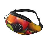 Bunte Bauchtasche für Damen und Herren, wasserdicht, Sport-Gürteltasche, modische Gürteltasche, Umhängetasche, Hüfttasche mit verstellbarem Riemen, große Schultertasche für Reisen, Wandern