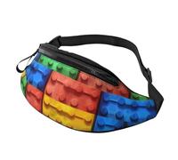 Bunte Bauchtasche für Herren und Damen, modisch, zum Laufen, wasserdicht, Crossbody-Tasche mit verstellbarem Riemen, Sport-Hüfttasche für Reisen