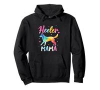 Bunte Blaue Heeler Mama Design Blue Heeler Mom Pullover Hoodie