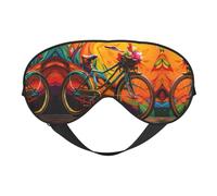 Bunte doppelseitige weiche Verdunkelungs-Augenmaske für Nickerchen, Nachtschlaf-Augenmaske