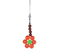 Bunte Perlen Blumen Anhänger, süße Handykette, Riemenbehang, Dekoration, Schlüsselanhänger, Schlüsselband, kleine Geschenke für Frauen und Mädchen, bunte Perlen Blumen Telefonanhänger, Riemen, süßes