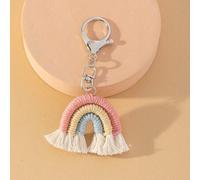 Bunter Regenbogen Anhänger Anhänger als Geschenk für Frauen, Tasche, Accessoire, lustige Geschenke, bunte Taschenanhänger, Auto Accessoires, Schlüssel