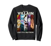 Buntes Gruppenfoto mit Humor der Disney-Bösewichte Sweatshirt