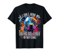 Buntes Splash Art Staffordshire Bullterrier Staffy Mama T-Shirt