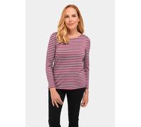 Buntgewirktes Ringelshirt rot 44