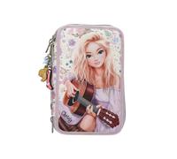 Buntstift DEPESCHE "3-Fach Federtasche COWGIRL TOPModel 7,5 x 13 x 20 cm creme", Kinder, beige (creme), Kunststoff, Stifte (36965568-0) creme