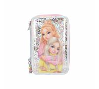 Buntstift DEPESCHE "3-Fach Federtasche TOPModel 7,5 x 13 x 20 cm bunt", Kinder, bunt, Kunststoff, Stifte (23974627-0) bunt