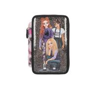 Buntstift DEPESCHE "3-Fach Federtasche TOPModel 7,5 x 13 x 20 cm bunt", Kinder, bunt, Kunststoff, Stifte (76503025-0) bunt