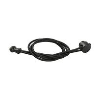 BupiMufi Schnürsenkel ohne Binden Elastische Gummi Schuhbänder Elastisch Schnellverschluss Elastic Shoelaces Schwarz