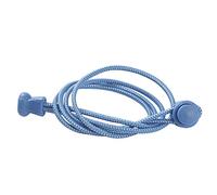 BupiMufi Schnürsenkel ohne Binden Elastische Gummi Schuhbänder Elastisch Schnellverschluss Elastic Shoelaces Himmelblau&Weiss