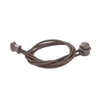 BupiMufi Schnürsenkel ohne Binden Elastische Gummi Schuhbänder Elastisch Schnellverschluss Elastic Shoelaces Dunkelbraun