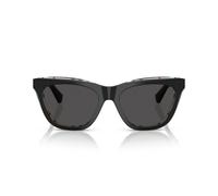 Burberry 0BE4435 412187 Kunststoff Schmetterling / Cat-Eye Schwarz/Mehrfarbig Sonnenbrille, Sunglasses