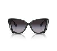 Burberry MERYL 0BE4393 40518G Kunststoff Schmetterling / Cat-Eye Schwarz/Weiss Sonnenbrille, Sunglasses