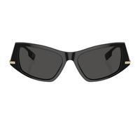 Burberry Sonnenbrille mit dunkelgrauen Gläsern und schwarzen Gläsern Einheitsgröße