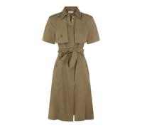 Burberry - Trench-Inspired Midi Dress With Structured Collar - Größe 10 - braun