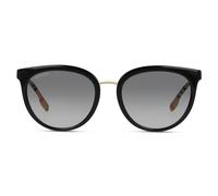 Burberry WILLOW 0BE4316 385311 Kunststoff Panto Schwarz/Schwarz Sonnenbrille, Sunglasses