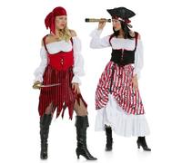Burda 2422 Schnittmuster Kostüm Fasching Karneval Piratenbraut Piratin (Damen, Gr. 36-48) - Level 2 leicht