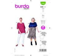 Burda 6105 Schnittmuster Bluse (Damen, Gr. 44-54) Level 2 leicht