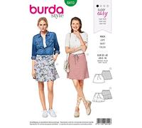 Burda 6410 Schnittmuster Ausgestellter Rock (Damen, Gr. 32-42) Level 1 super Easy