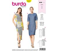 Burda 6418 Schnittmuster Shiftkleid (Damen, Gr. 36-46) Level 2 leicht