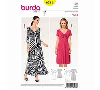 Burda 6531 Schnittmuster Shirtkleid (Damen, Gr. 34-46) Level 2 leicht