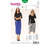 Burda B6634 Schnittmuster Rock Papier weiß 19 x 13 x 1 cm