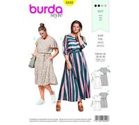Burda Damen Schnittmuster 6449 Sommerkleider in Übergröße
