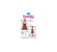 Burda Damen-Schnittmuster 7443 Dirndlkleid mit Sch rze