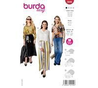 burda easy Papier-Schnittmuster Damen Hemdblusen #5646 Gr. 34-44 Nählevel: super easy