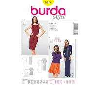 burda Schnitt 6988 "Jerseykleid, U-Boot-Ausschnitt"
